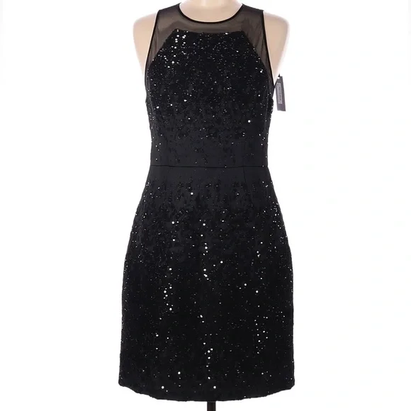 Vera Wang | Dresses | Host Pick Nwt Vera Wang Black Cocktail Dress In Size  6